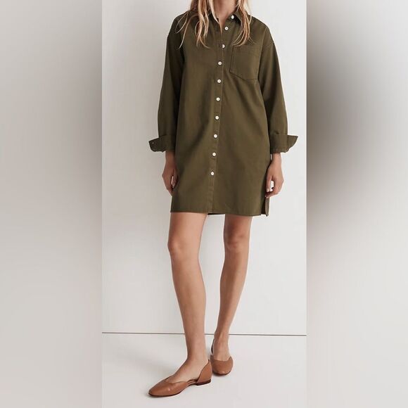 Madewell Mini Shirtdress NWT Size S - Picture 1 of 9